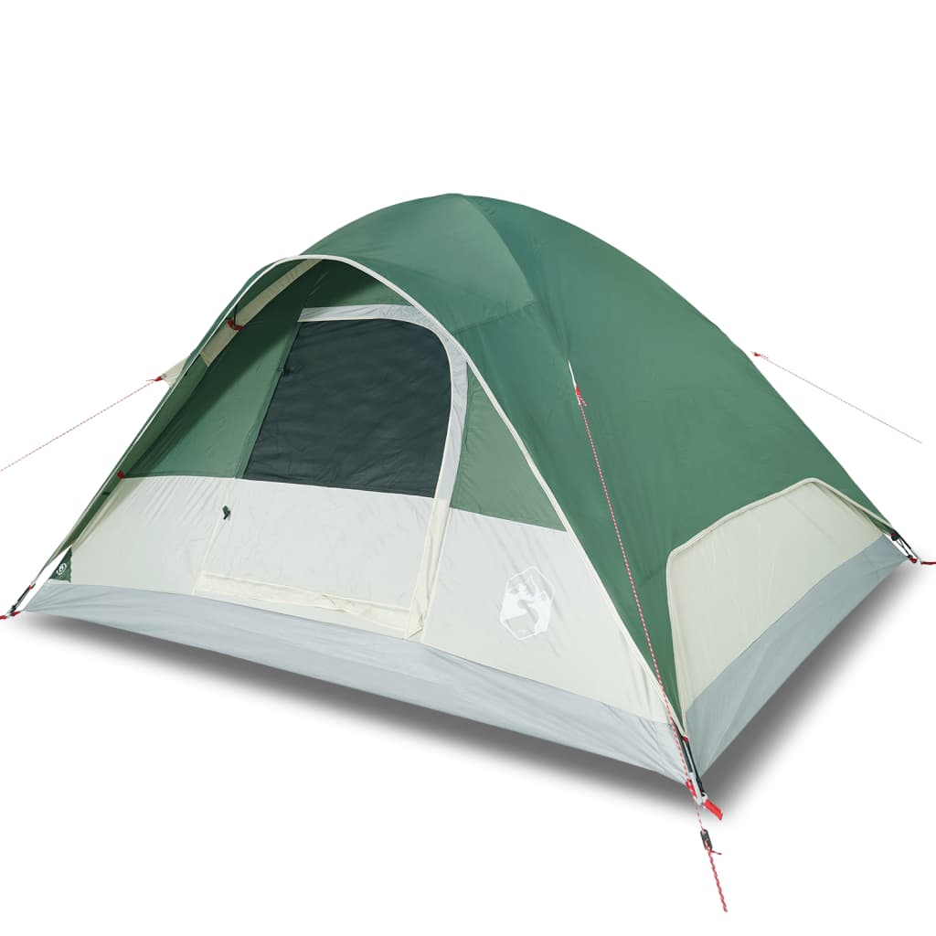 Family Tent Dome 6-Person Green Waterproof