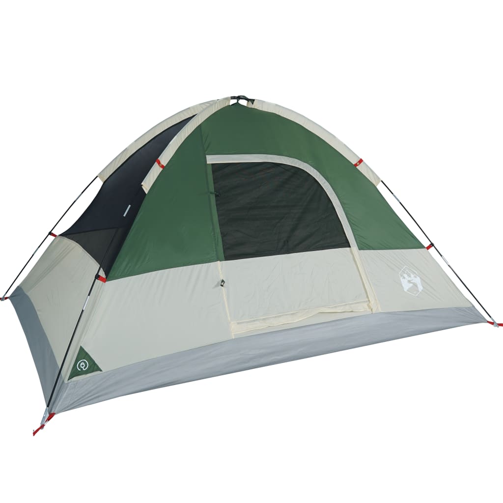 Family Tent Dome 6-Person Green Waterproof