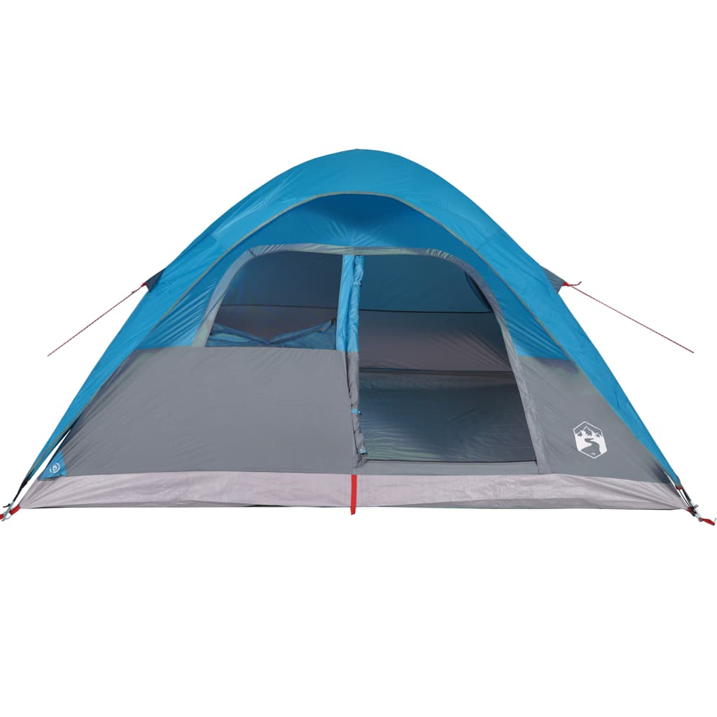 Family Tent Dome 6-Person Blue Waterproof