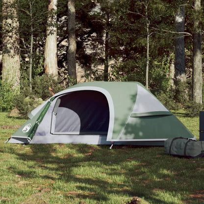 Camping Tent Dome 1-Person Green Waterproof