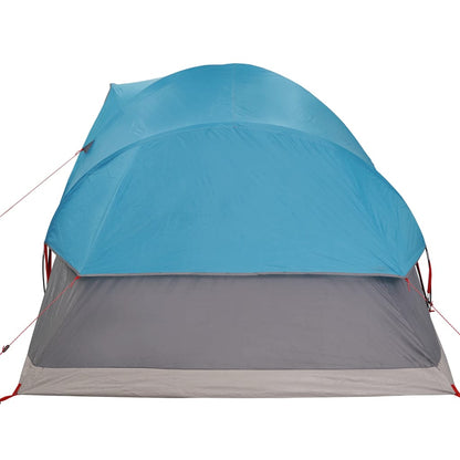 Family Tent Dome 9-Person Blue Waterproof