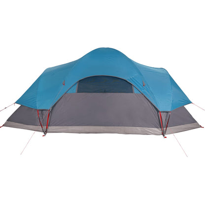 Family Tent Dome 9-Person Blue Waterproof