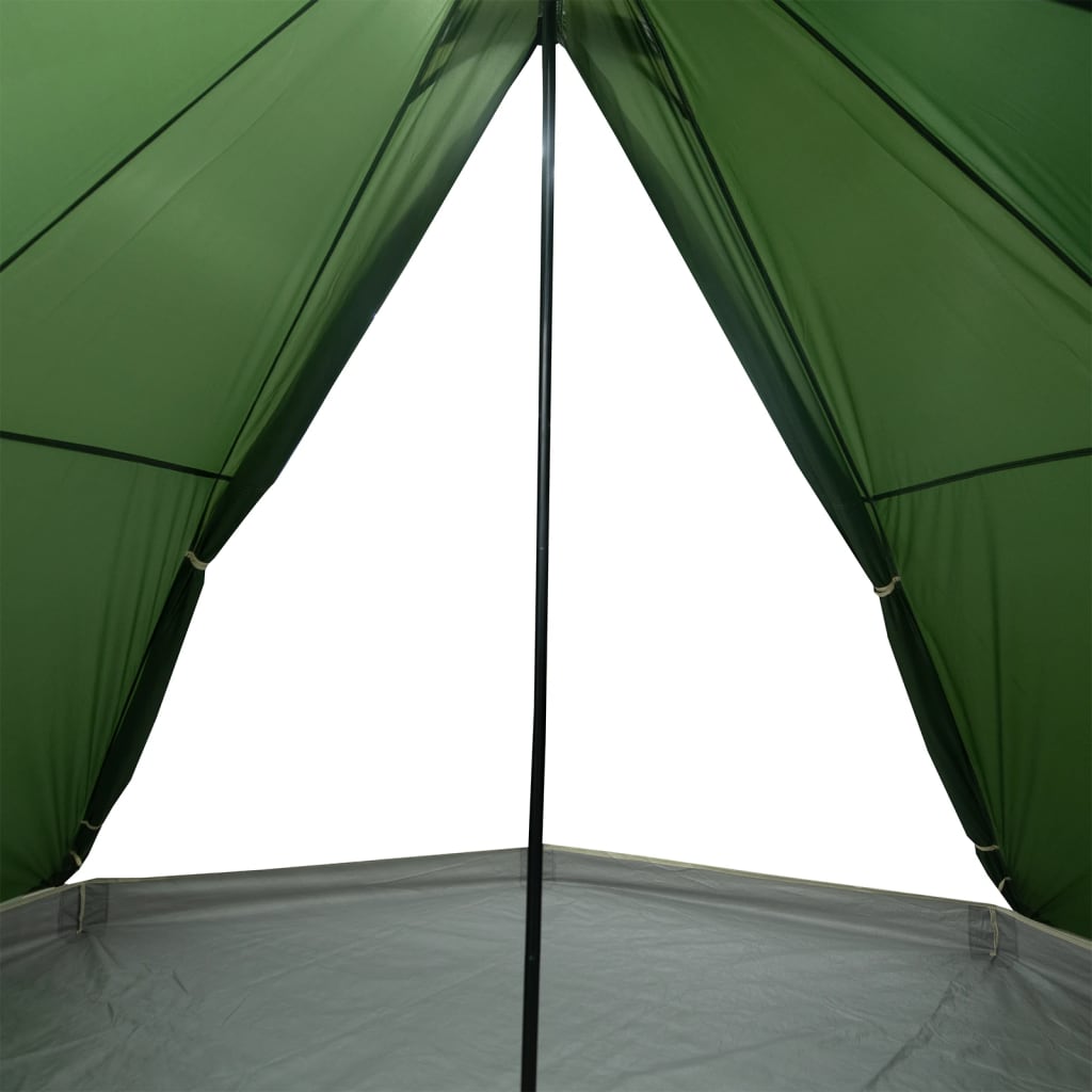 Family Tent Tipi 8-Person Green Waterproof