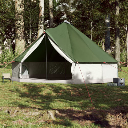 Family Tent Tipi 12-Person Green Waterproof