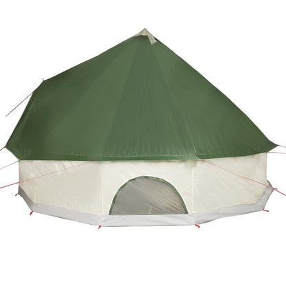 Family Tent Tipi 12-Person Green Waterproof