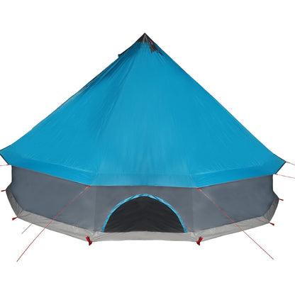 Family Tent Tipi 12-Person Blue Waterproof