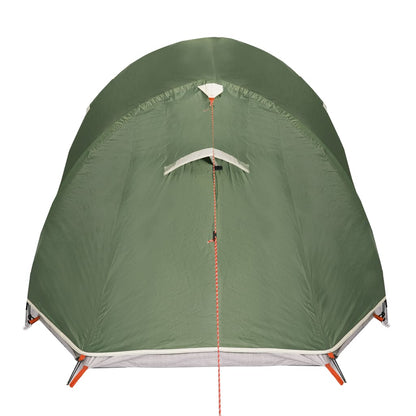 Camping Tent Tunnel 3-Person Green Waterproof