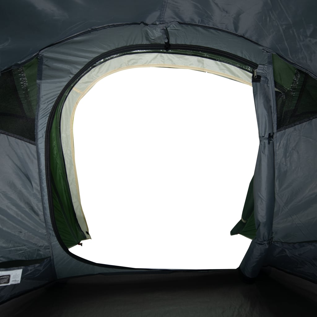 Camping Tent Tunnel 3-Person Green Waterproof