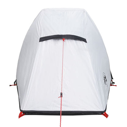 Camping Tent Tunnel 1-Person White Blackout Fabric Waterproof