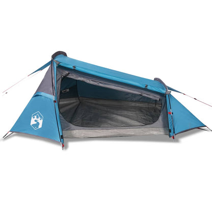 Camping Tent Tunnel 2-Person Blue Waterproof