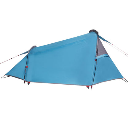 Camping Tent Tunnel 2-Person Blue Waterproof