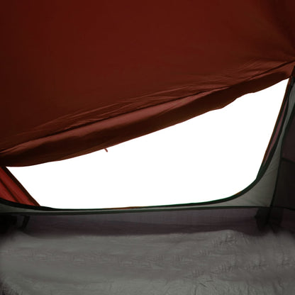 Camping Tent Tunnel 2-Person Grey and Orange Waterproof