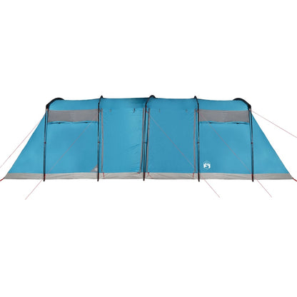 Family Tent Tunnel 8-Person Blue Waterproof