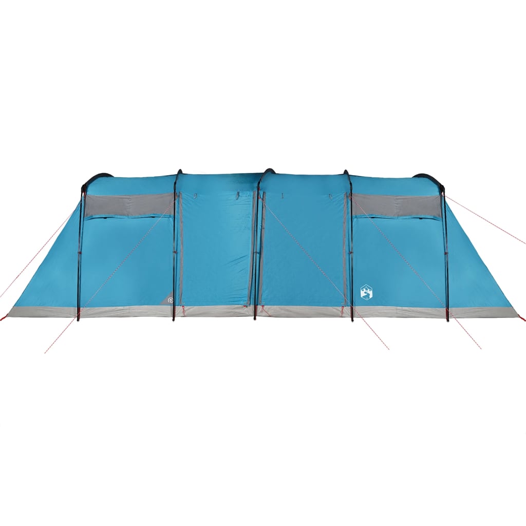 Family Tent Tunnel 8-Person Blue Waterproof