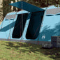 Family Tent Tunnel 8-Person Blue Waterproof