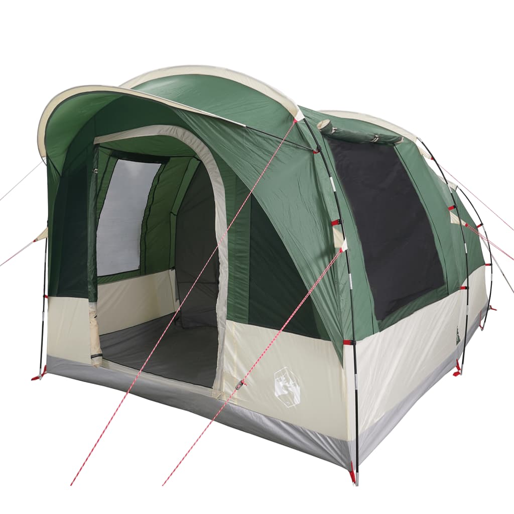 Camping Tent Tunnel 3-Person Green Waterproof