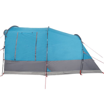 Camping Tent Tunnel 3-Person Blue Waterproof