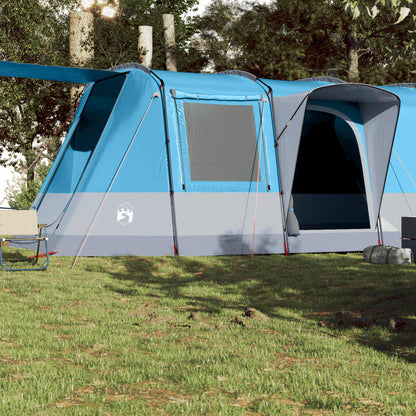 Camping Tent Tunnel 4-Person Blue Waterproof