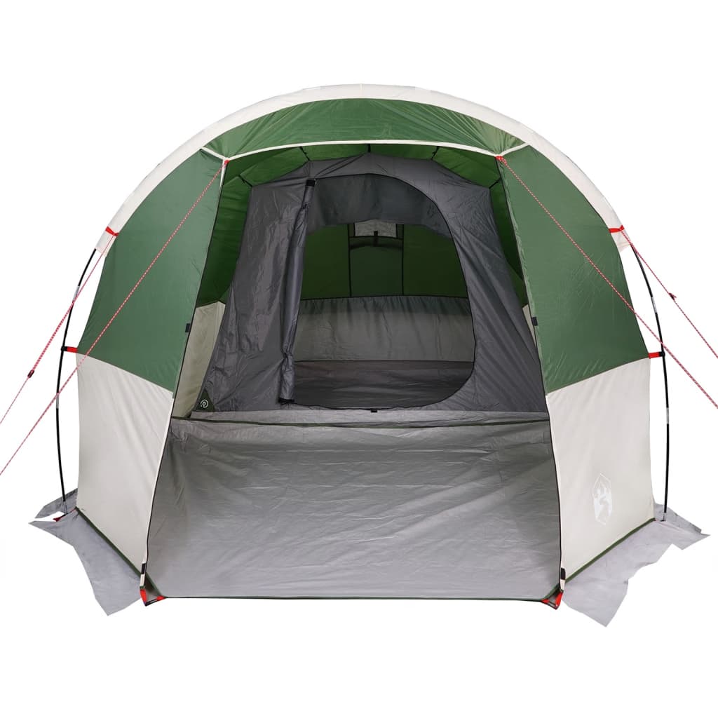 Camping Tent Tunnel 4-Person Green Waterproof