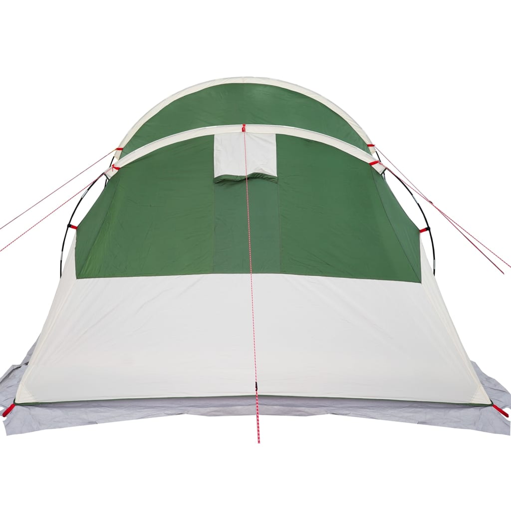 Camping Tent Tunnel 4-Person Green Waterproof