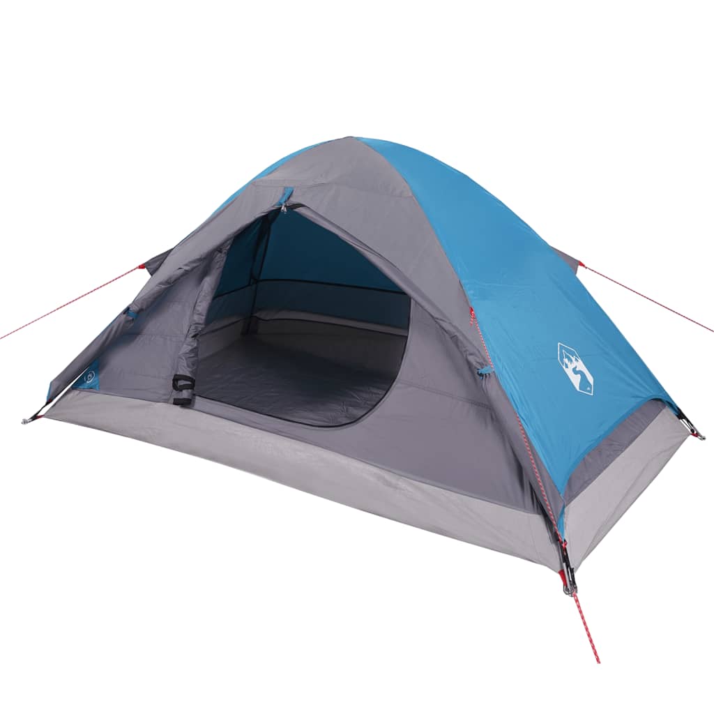 Camping Tent Dome 2-Person Blue Waterproof