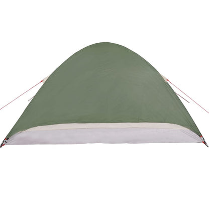 Camping Tent Dome 4-Person Green Waterproof