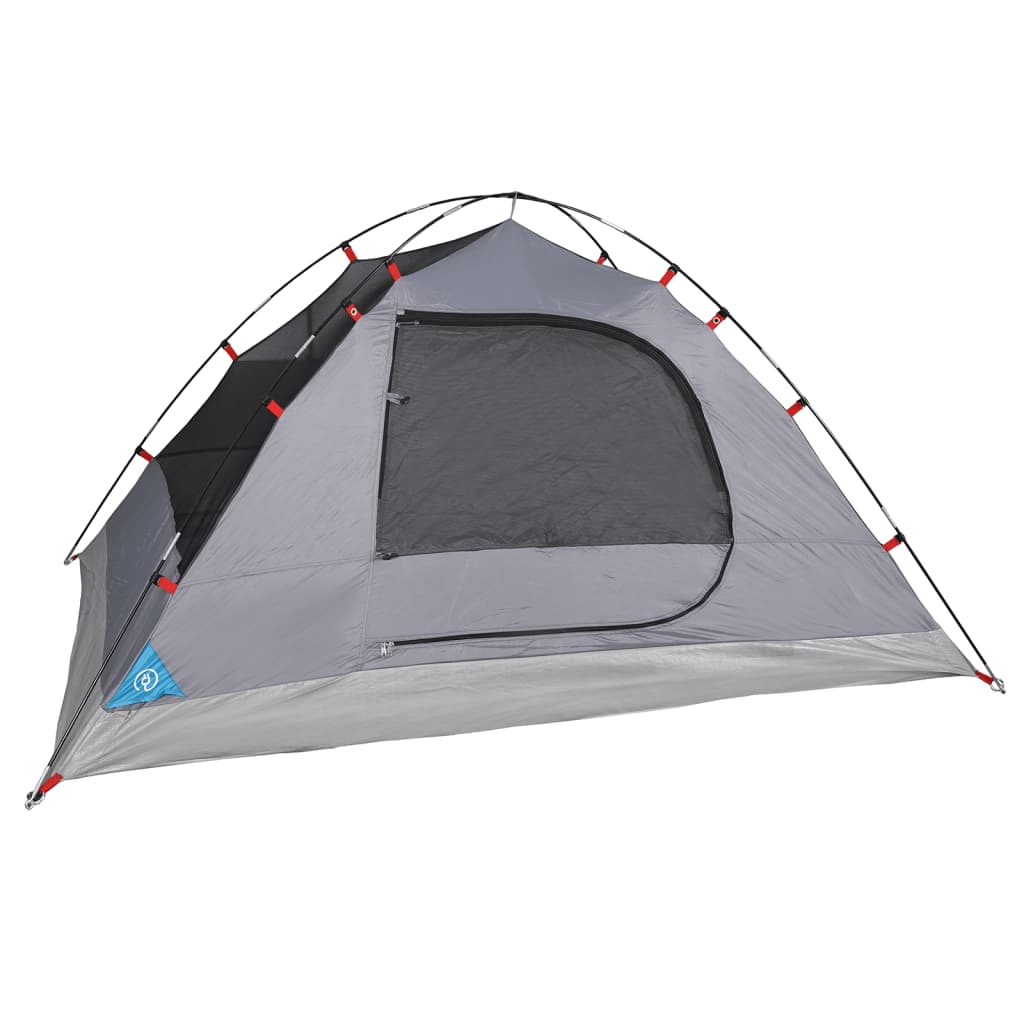 Camping Tent Dome 4-Person Blue Waterproof