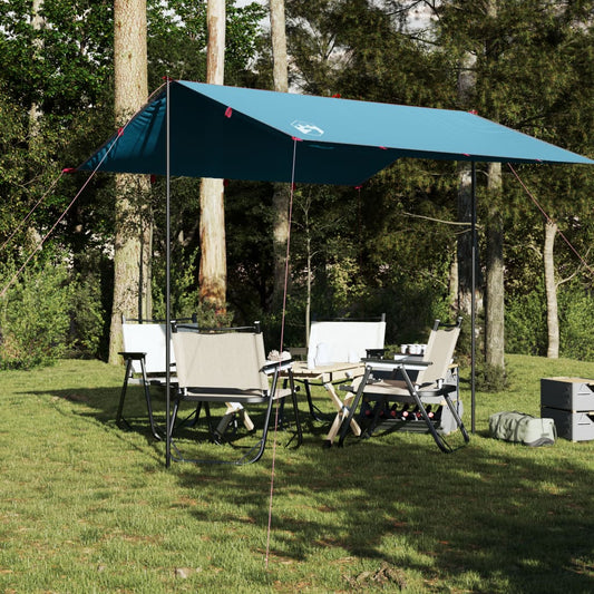 Camping Tarp Blue 300x294 cm Waterproof