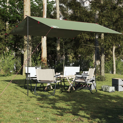 Camping Tarp Green 360x294 cm Waterproof