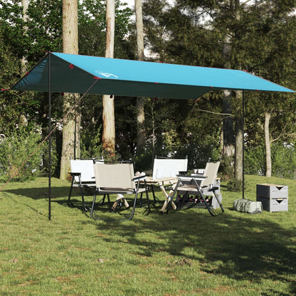 Camping Tarp Blue 500x294 cm Waterproof