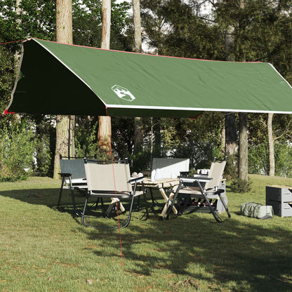 Camping Tarp Green 500x294 cm Waterproof