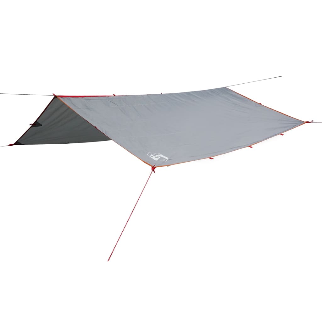 Camping Tarp Grey and Orange 500x294 cm Waterproof