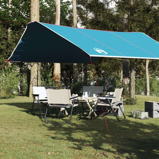 Camping Tarp Blue 420x440 cm Waterproof