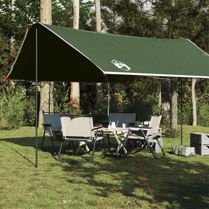 Camping Tarp Green 430x380x210 cm Waterproof