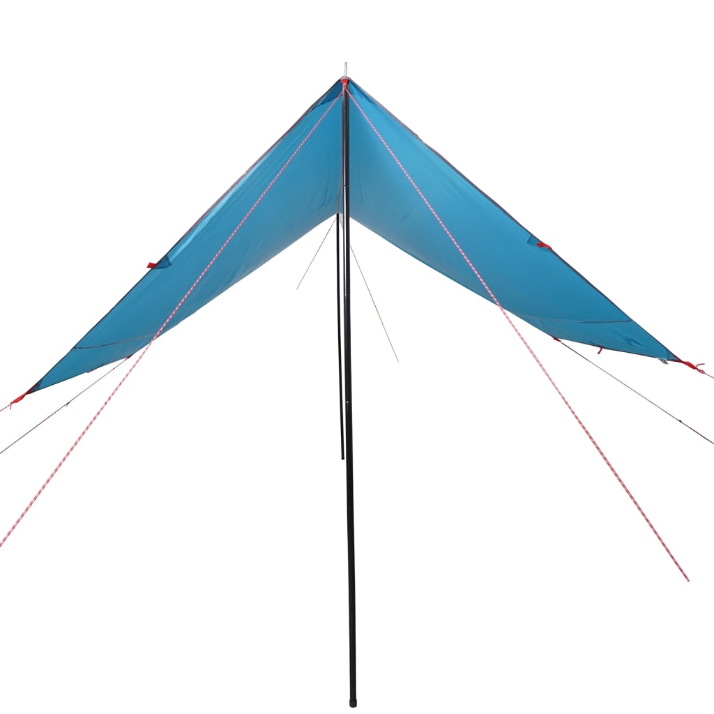 Camping Tarp Blue 430x380x210 cm Waterproof