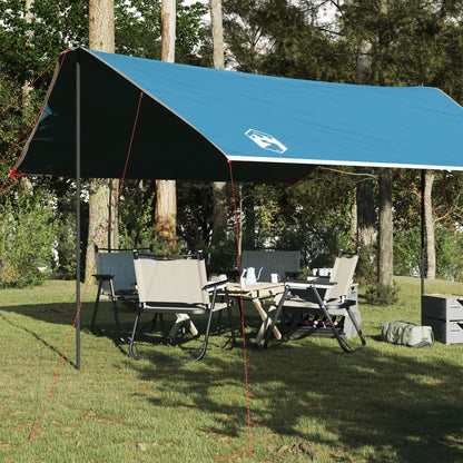 Camping Tarp Blue 460x305x210 cm Waterproof