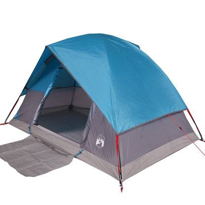 Camping Tent Dome 2-Person Blue Waterproof