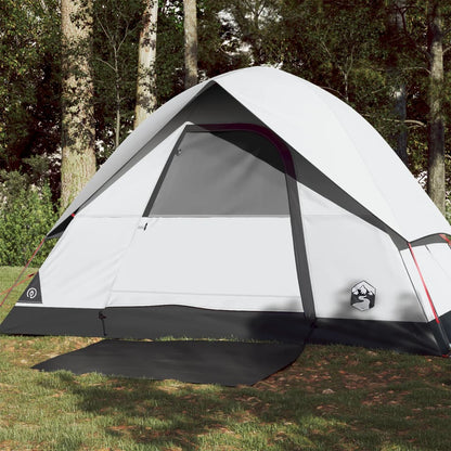 Camping Tent Dome 3-Person White Blackout Fabric Waterproof