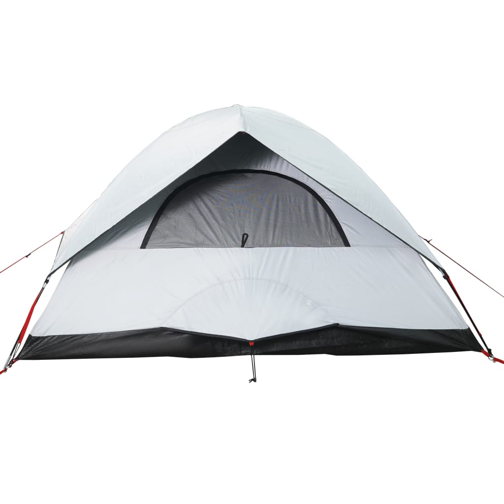 Camping Tent Dome 4-Person White Blackout Fabric Waterproof