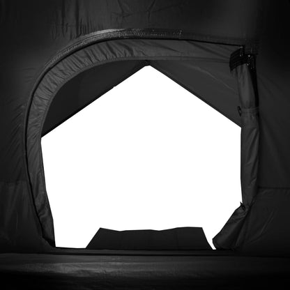 Camping Tent Dome 4-Person White Blackout Fabric Waterproof