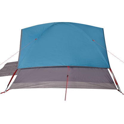 Family Tent Dome 6-Person Blue Waterproof