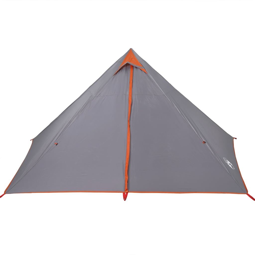 Family Tent Tipi 7-Person Orange Waterproof