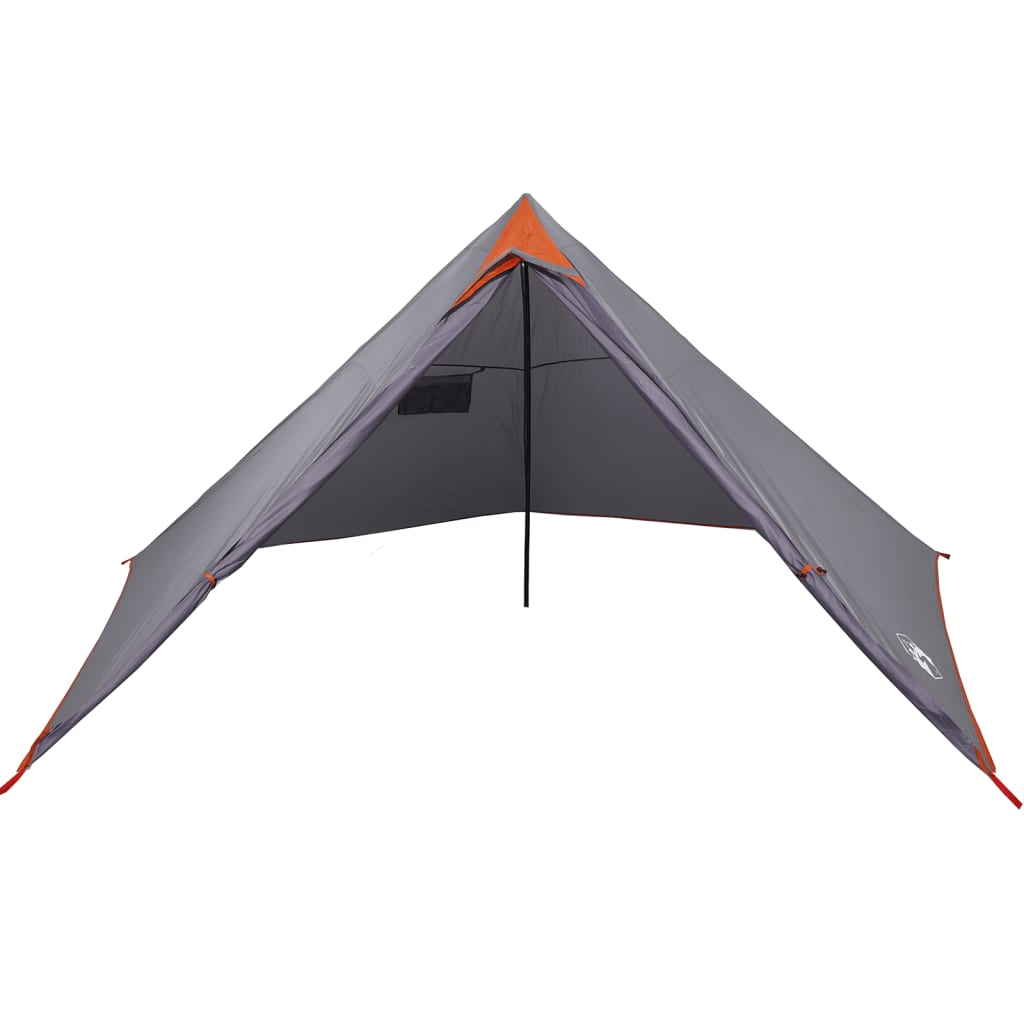 Family Tent Tipi 7-Person Orange Waterproof