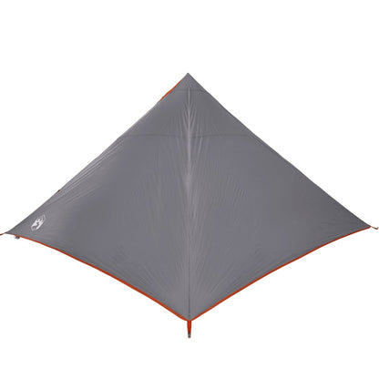 Family Tent Tipi 7-Person Orange Waterproof