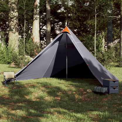 Family Tent Tipi 7-Person Orange Waterproof