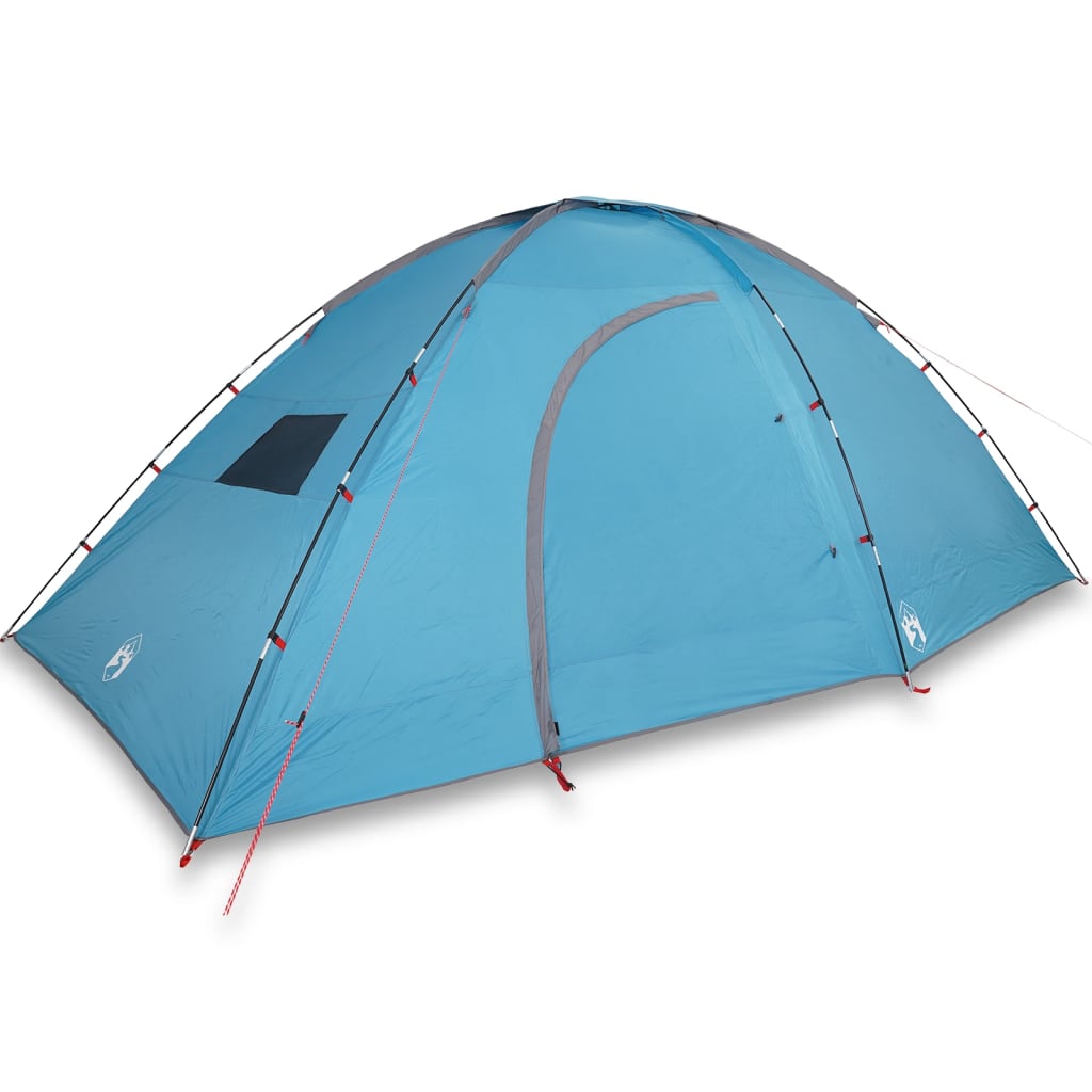 Camping Tent 8-Person Blue Waterproof