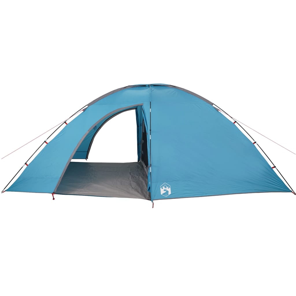 Camping Tent 8-Person Blue Waterproof