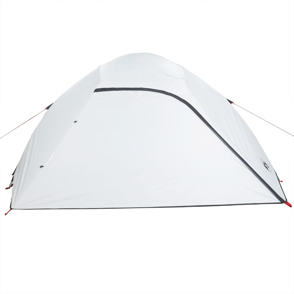 Camping Tent Dome 4-Person White Blackout Fabric Waterproof