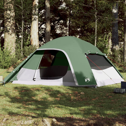 Family Tent Dome 6-Person Green Waterproof