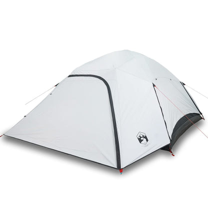 Family Tent Dome 6-Person White Blackout Fabric Waterproof